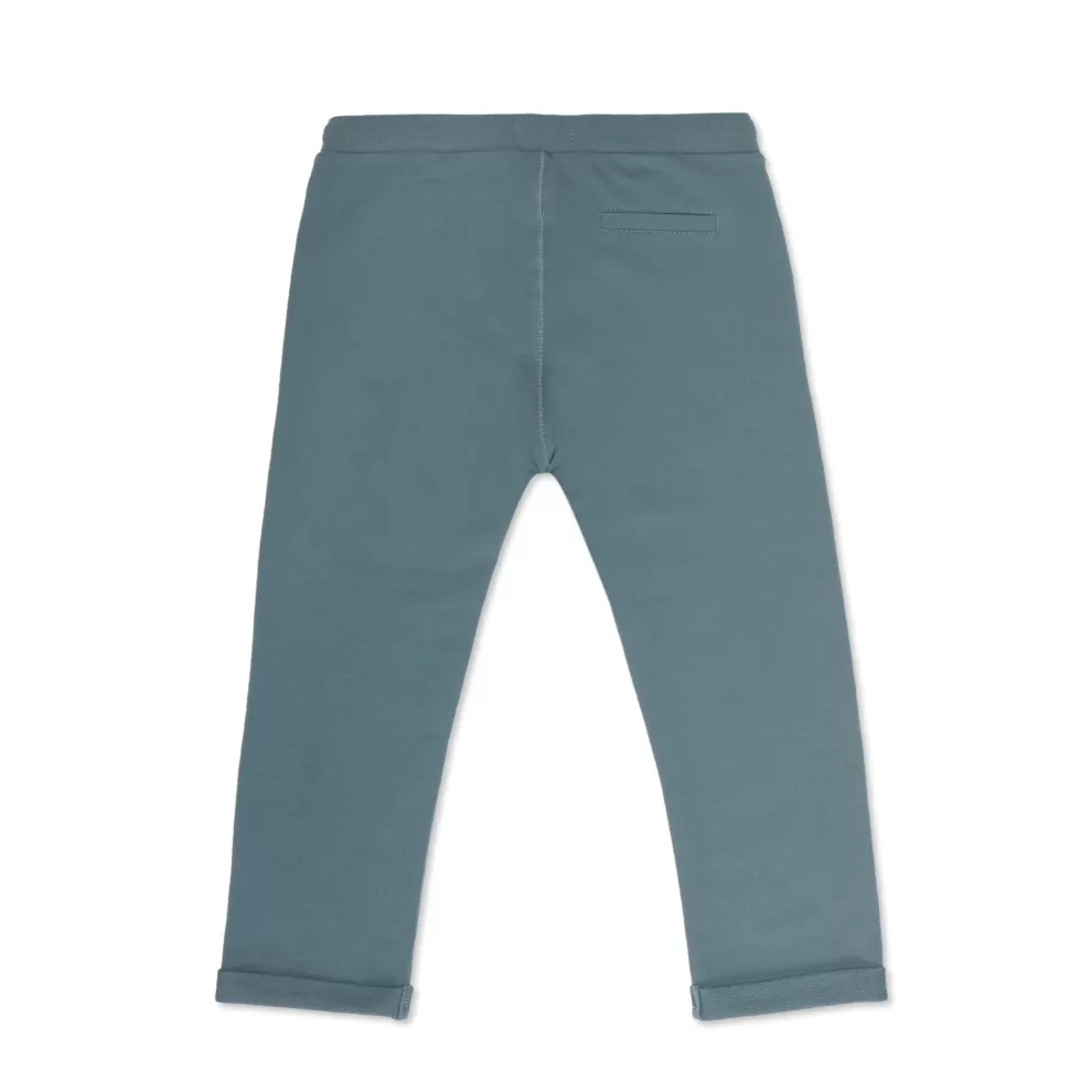 Best | Basic Summer Sweat Pants | Stone Blue Man Broeken