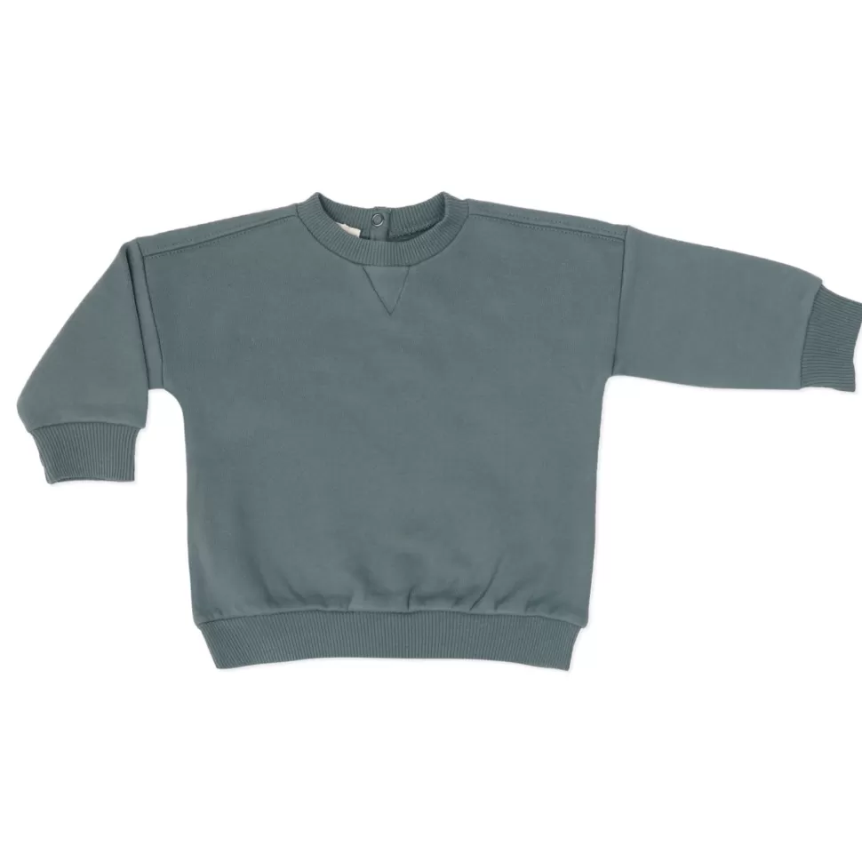 Best Sale | Chunky Baby Sweater | Washed Emerald Truitjes + Shirtjes