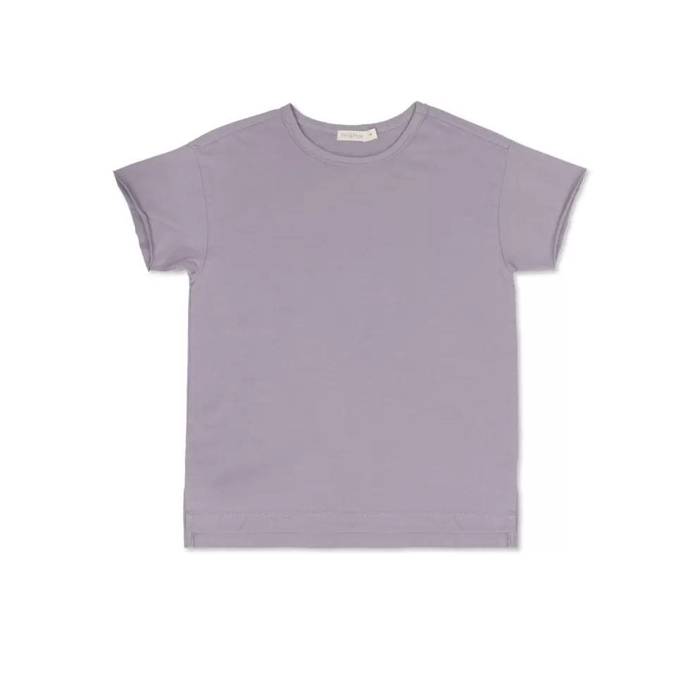 Best Sale | Oversized Tee | Lilac Grey Vrouw Shirts