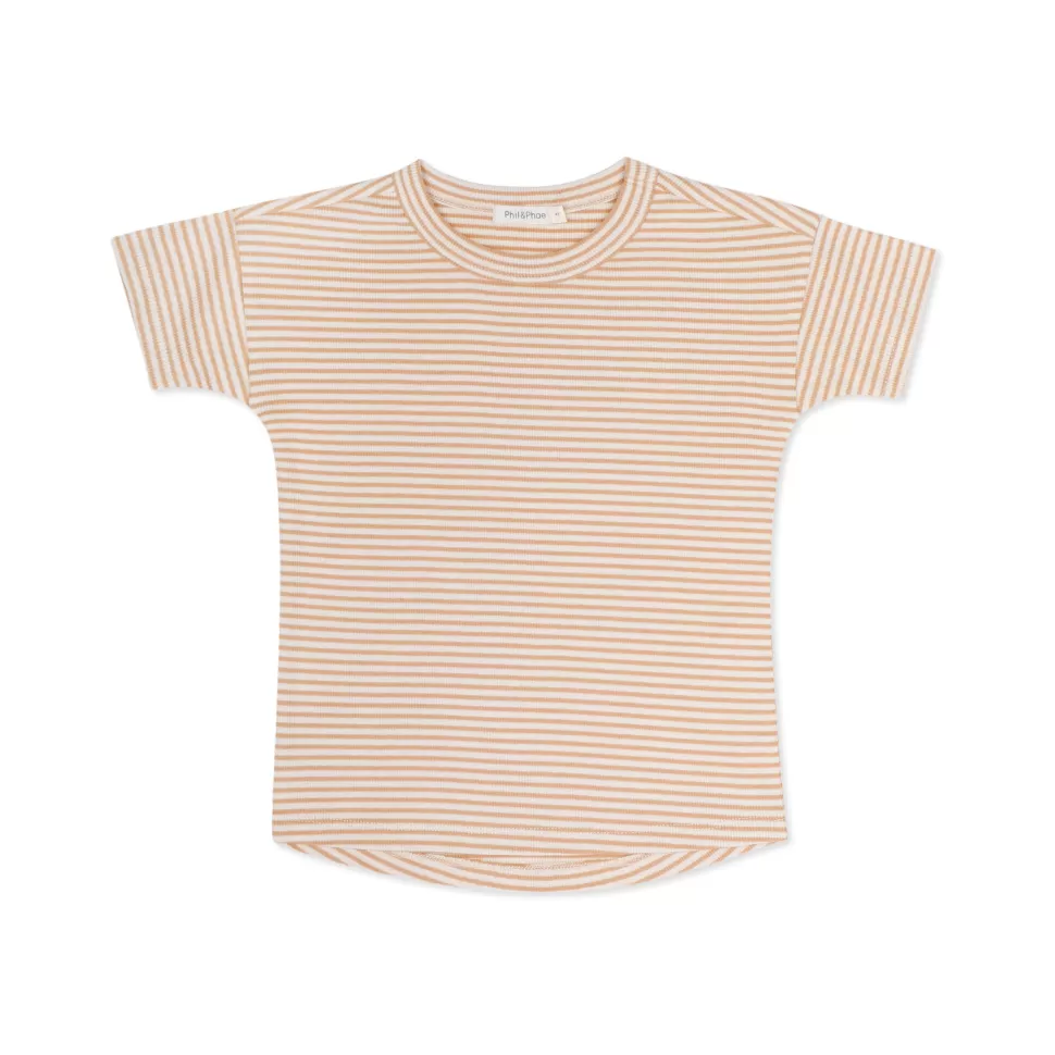 Discount | Rib T-Shirt Stripes | Dune Man Shirts