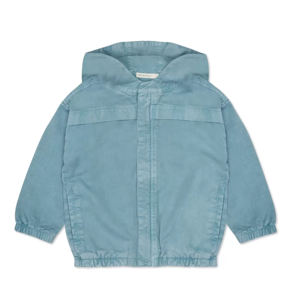 Sale | Twill Jacket | Cloudy Blue Man Truien + Vesten