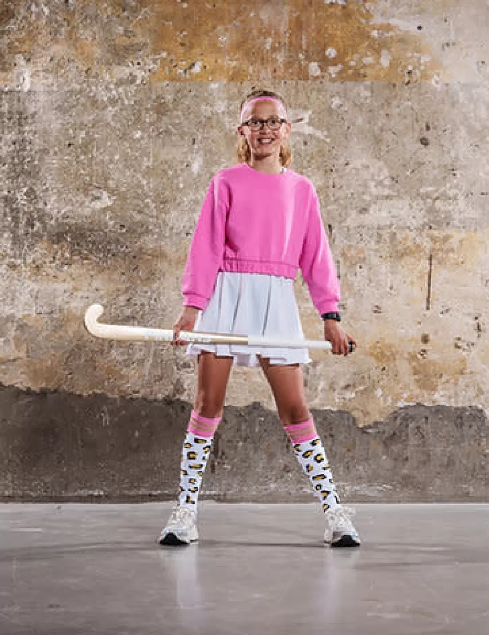 Shop | Hockeysokken Jasmijn | Leo Pink Sokken + Maillots