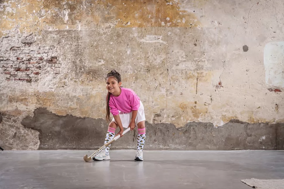 Shop | Hockeysokken Jasmijn | Leo Pink Sokken + Maillots