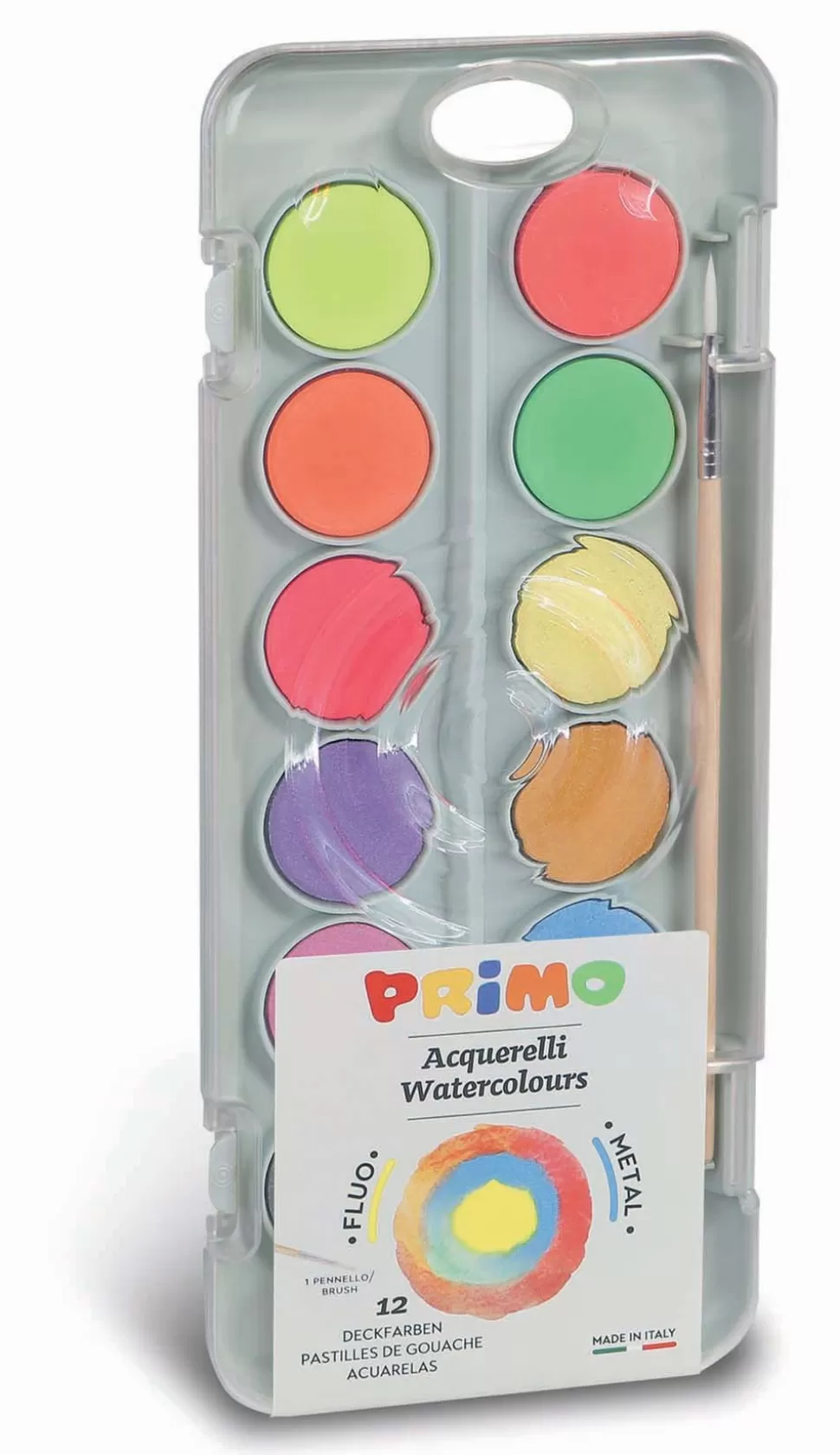 Shop | Aquarelverf Palet 12 Kleuren Metal + Fluo Creatief