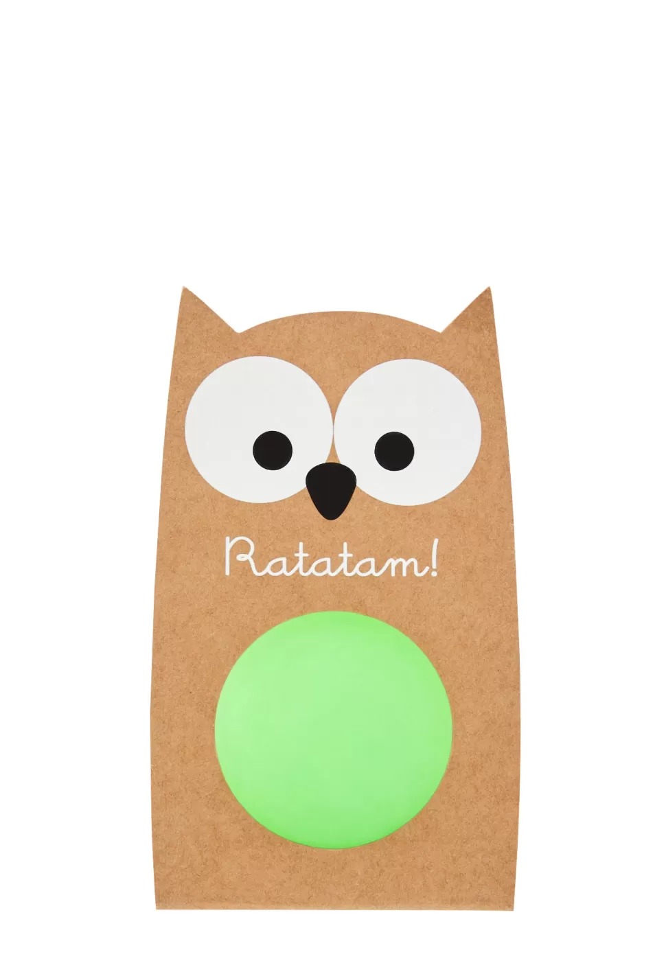 Outlet | Glow In The Dark Owl Stuiterbal | 5,7 Cm Buiten Spelen