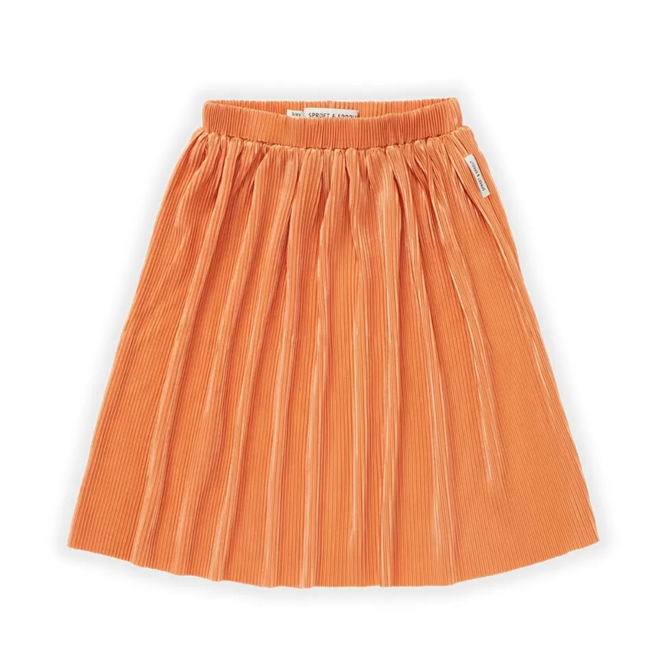 Sale | Midi Skirt Pleats | Rok Soft Peach Vrouw Rokken