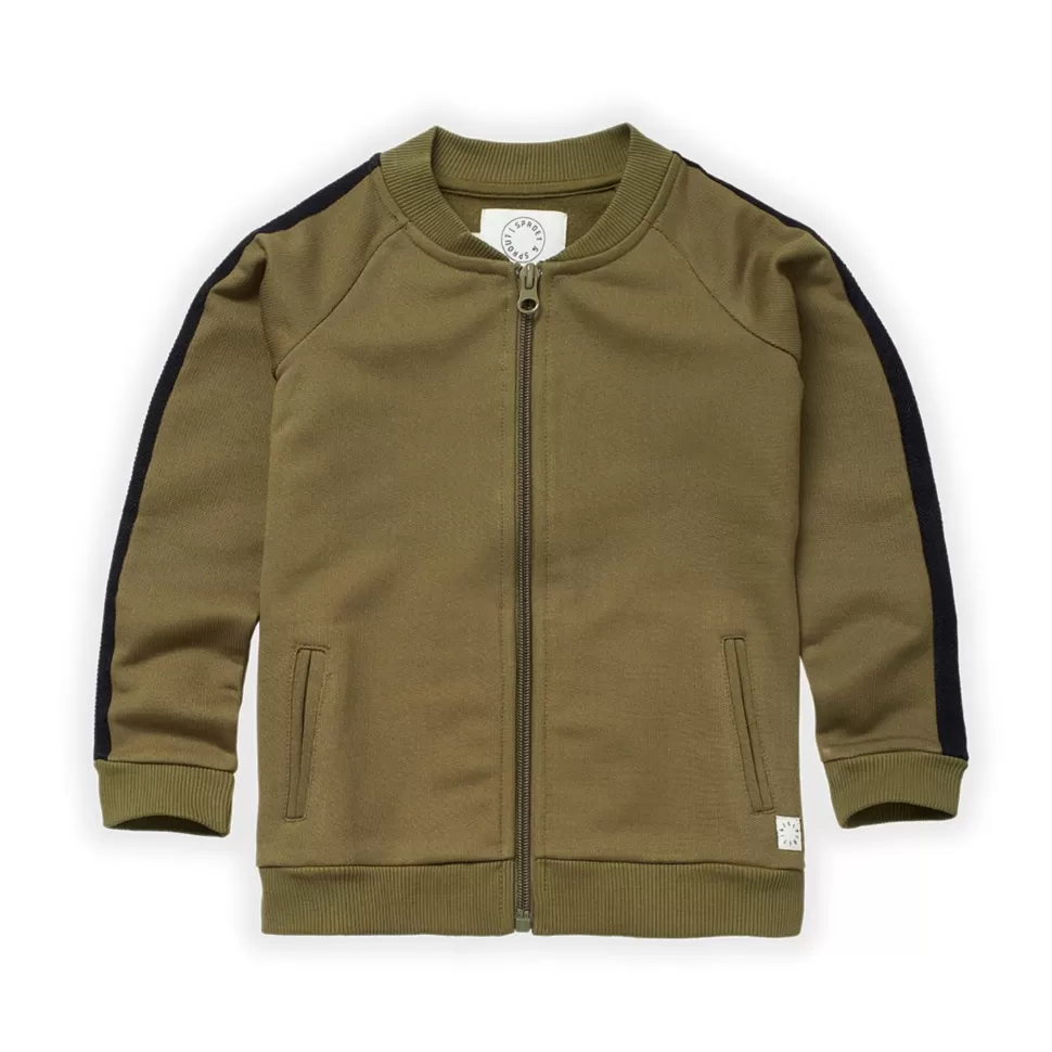 Store | Track Jacket Khaki Man Truien + Vesten