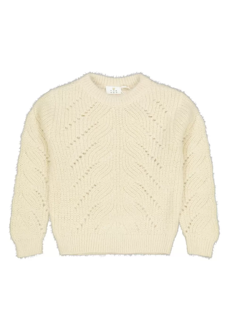 Cheap | Diva Knitted Sweater | White Swan Vrouw Truien + Vesten