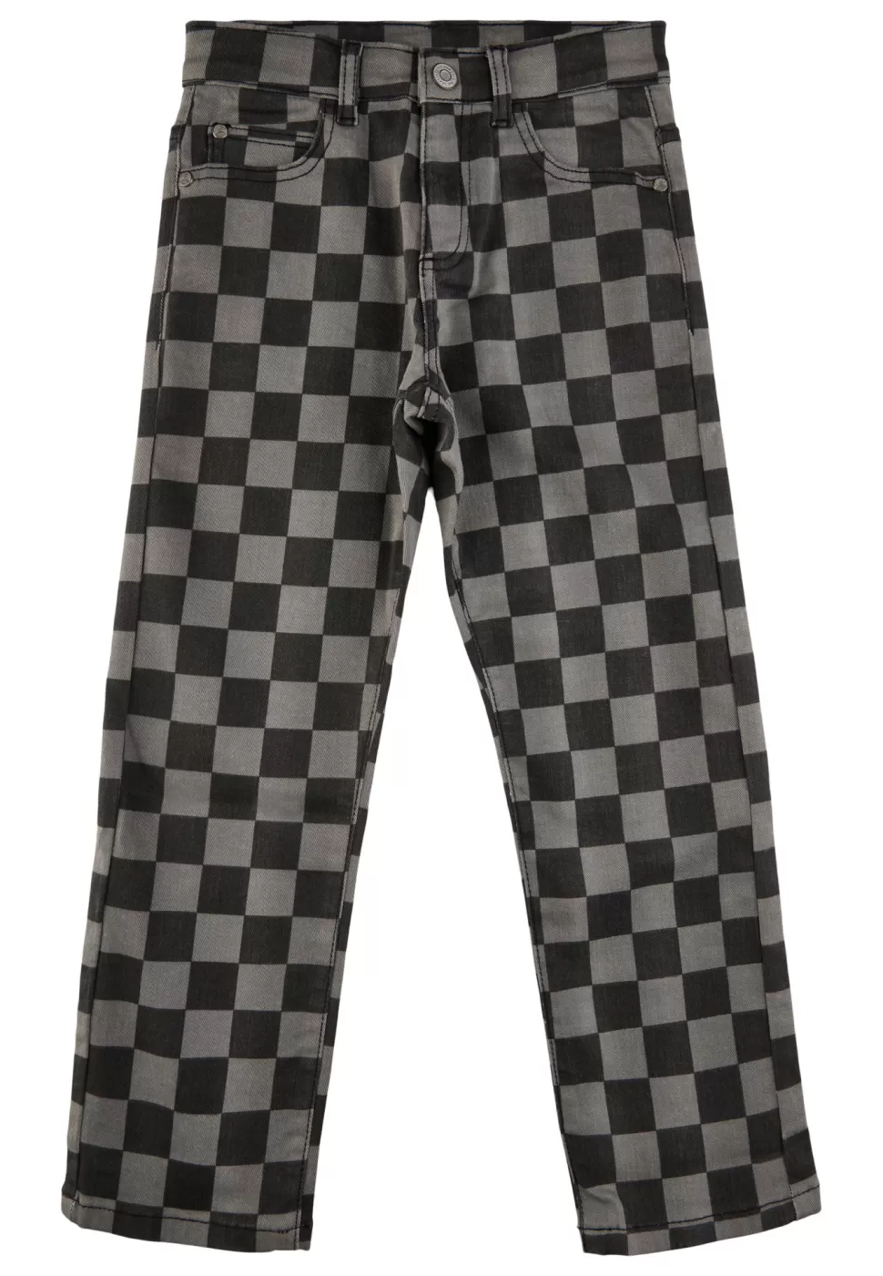 Clearance | Haden Loose Fit Jeans | Phantom Checkers Man Broeken