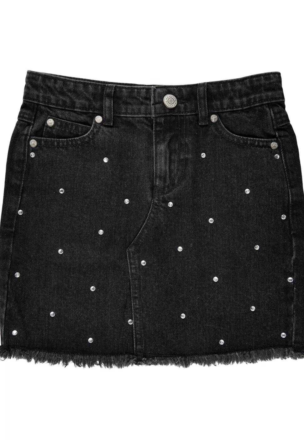 Discount | Isia Denim Skirt | Black Denim Vrouw Rokken