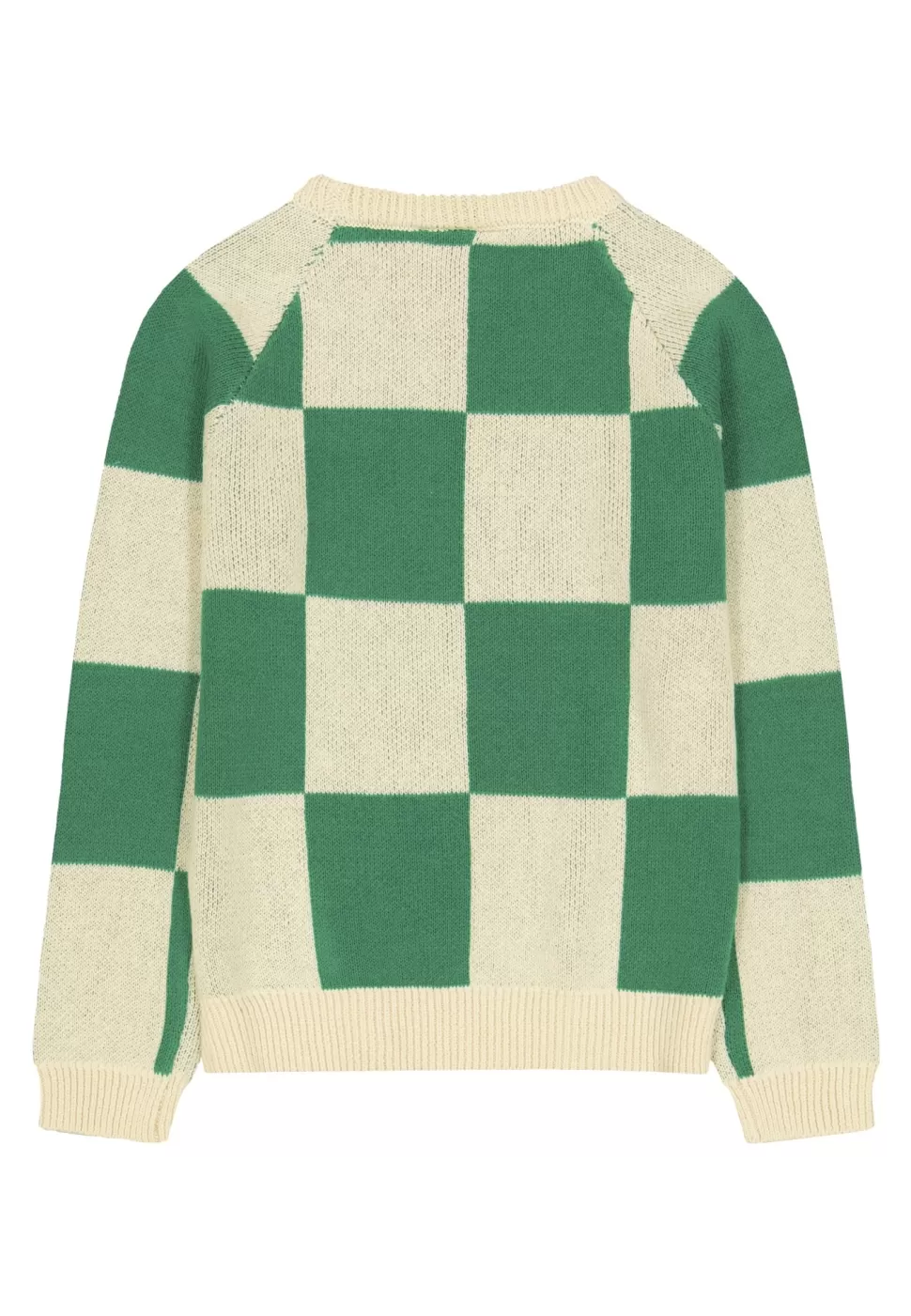 New | Olly Knitted Sweater | Bosphorus Green Check Man Truien + Vesten