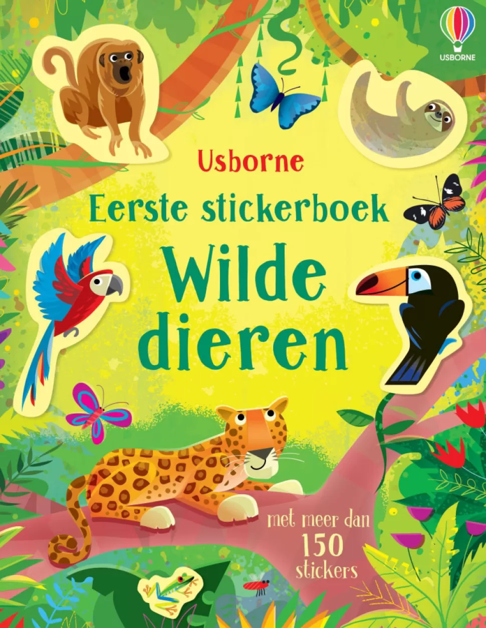 Best Sale Usborne Eerste Stickerboek | Wilde Dieren Onderweg