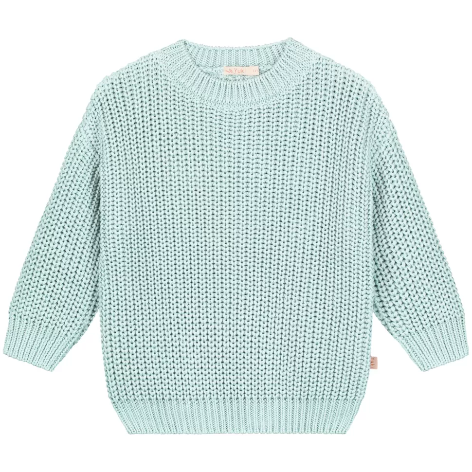 Cheap Yuki | Chunky Knit Sweater | Mint Man Truien + Vesten